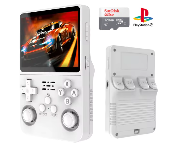 Portátil R36S™ Original - 21.500 Jogos de 20+ Consoles (180 dias de Garantia)