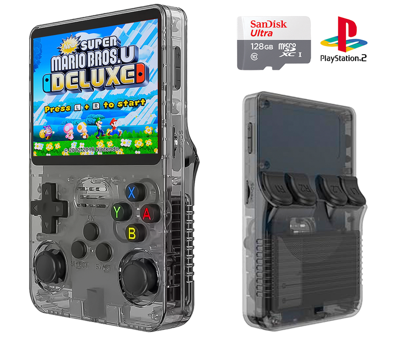 Portátil R36S™ Original - 21.500 Jogos de 20+ Consoles (180 dias de Garantia)